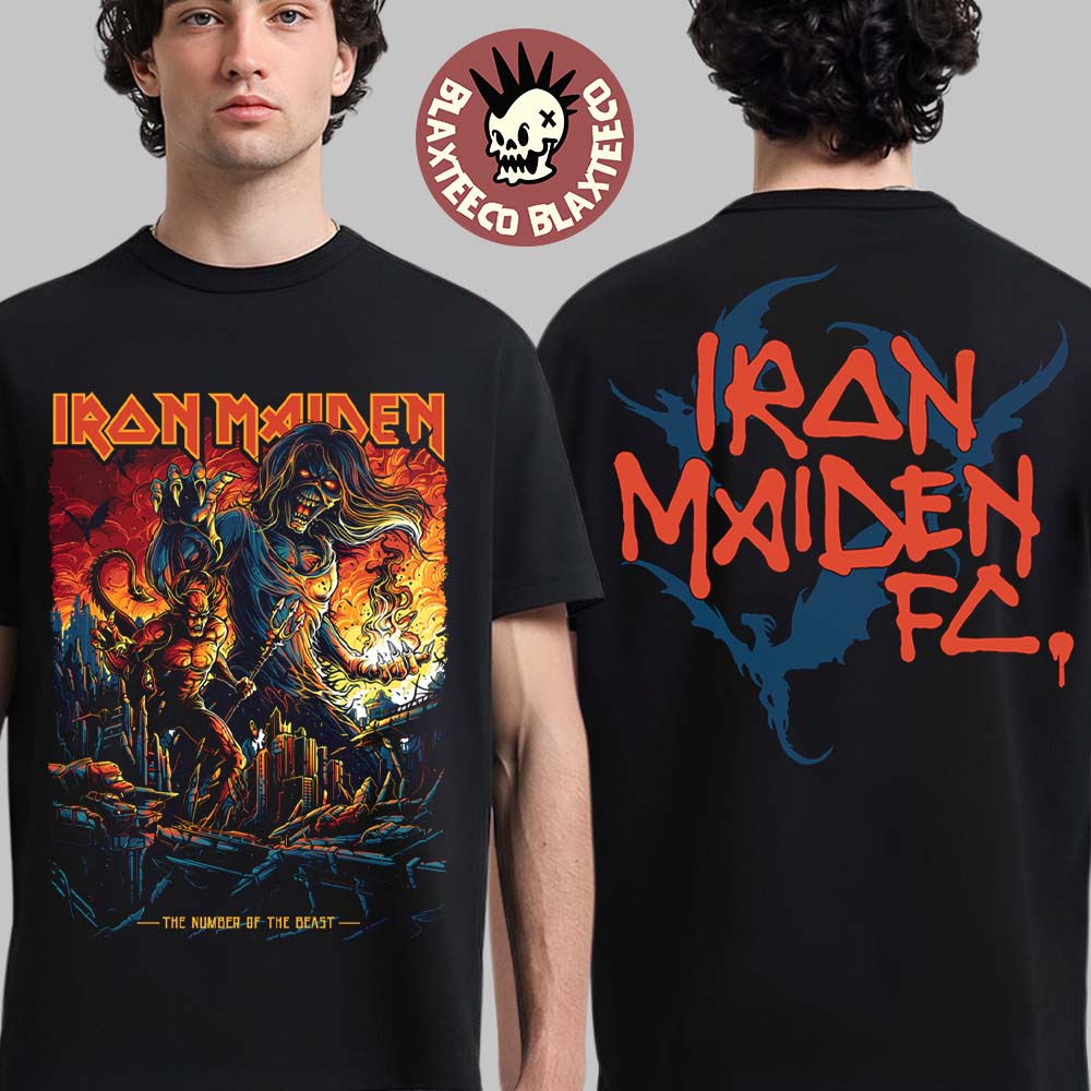 Iron Maiden The Number Of Beast IR FC Exclusive - Adult & Kids T-Shirts, Sweatshirts & Hoodies apparel design preview 1