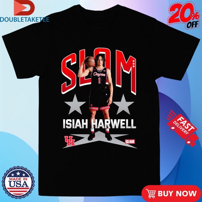 Isiah Harwell Slam Remix Houston Cougars - Adult & Kids T-Shirts, Sweatshirts & Hoodies apparel design preview 1