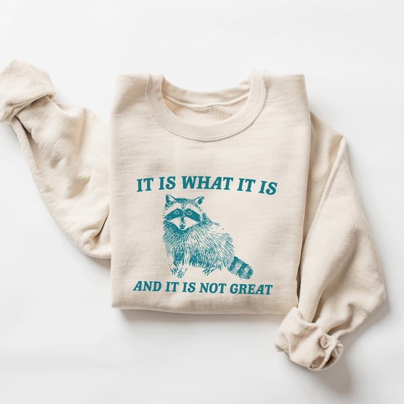 Is What Not Great Vintage Raccoon Cotton Blend Casual - Adult & Kids T-Shirts, Sweatshirts & Hoodies apparel design preview 1
