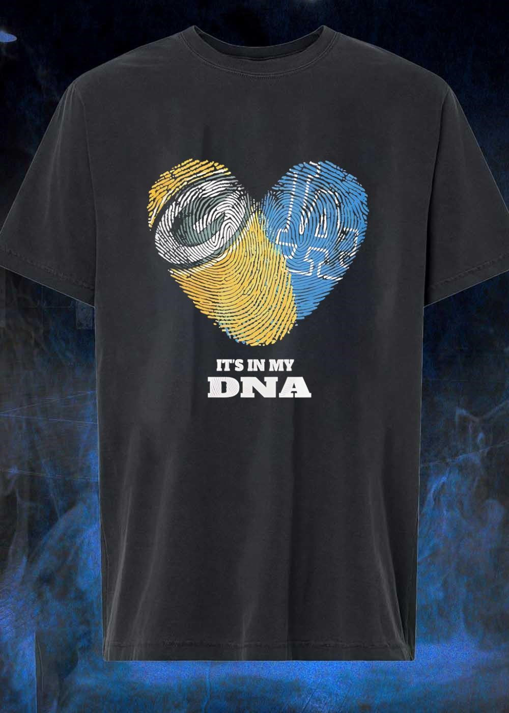 It Is in My DNA Green Bay Packers Los Angeles Dodgers - Adult & Kids T-Shirts, Sweatshirts & Hoodies apparel design preview 1