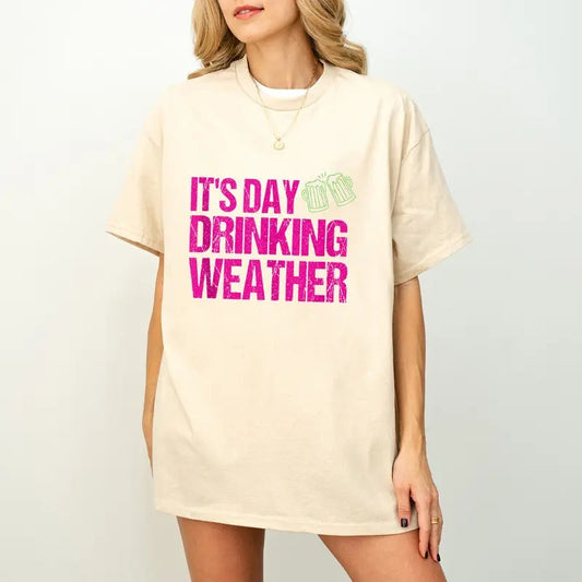 'S Day Drinking Weather Drink Support Summer Boating - Adult & Kids T-Shirts, Sweatshirts & Hoodies apparel design preview 1
