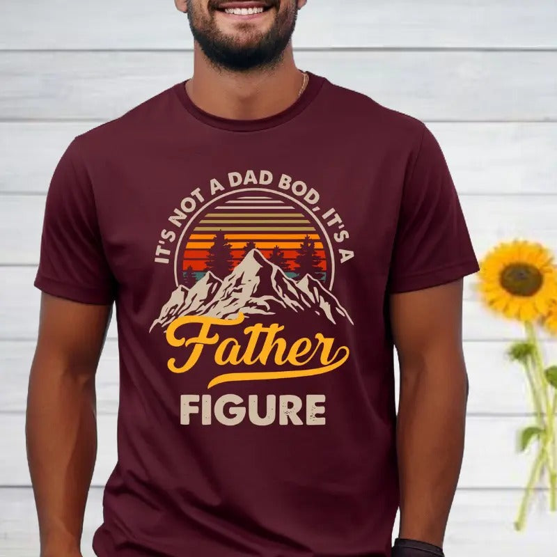 'S Not Dad Bod Father Figure Funny Best First - Adult & Kids T-Shirts, Sweatshirts & Hoodies apparel design preview 1