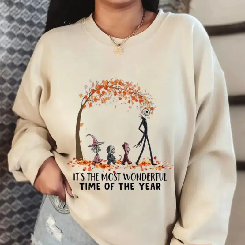 'S Most Time Year Halloween Retro Short Sleeve Casual - Adult & Kids T-Shirts, Sweatshirts & Hoodies apparel design preview 1