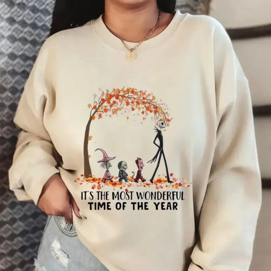 'S Most Time Year Halloween Retro Short Sleeve Casual - Adult & Kids T-Shirts, Sweatshirts & Hoodies apparel design preview 1