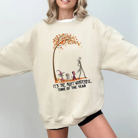 'S Most Time Year Halloween Vintage Spooky Season - Adult & Kids T-Shirts, Sweatshirts & Hoodies apparel design preview 1
