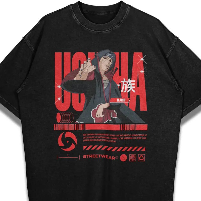 Itachi Anime Streetwear Manga Lovers Japanese - Adult & Kids T-Shirts, Sweatshirts & Hoodies apparel design preview 1