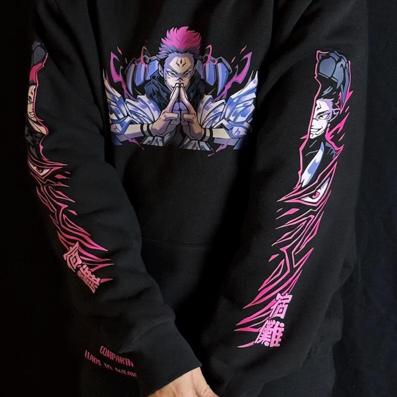 Itadori Sukuna Anime Lover Menswear Jujutsu Kaisen - Adult & Kids T-Shirts, Sweatshirts & Hoodies apparel design preview 1