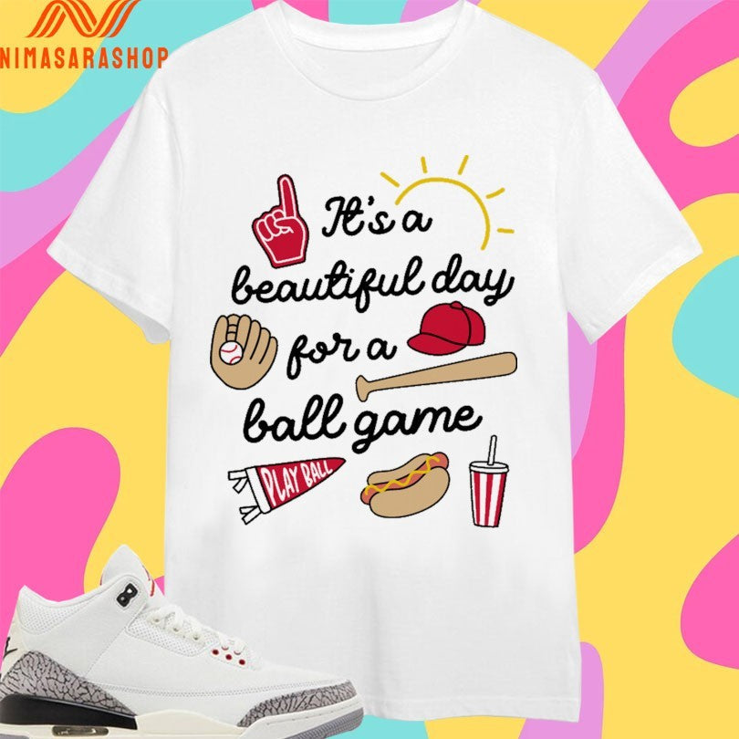 It’s A Beautiful Day For Ball Game - Adult & Kids T-Shirts, Sweatshirts & Hoodies apparel design preview 1