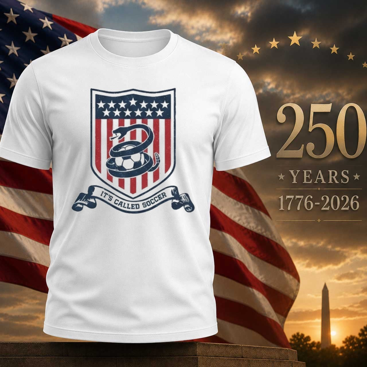 It's Called Soccer USA - Adult & Kids T-Shirts, Sweatshirts & Hoodies apparel design preview 1