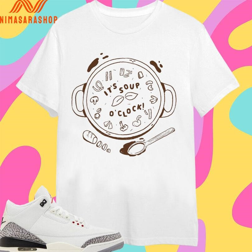 It's Soup O'clock Florian Francis - Adult & Kids T-Shirts, Sweatshirts & Hoodies apparel design preview 1