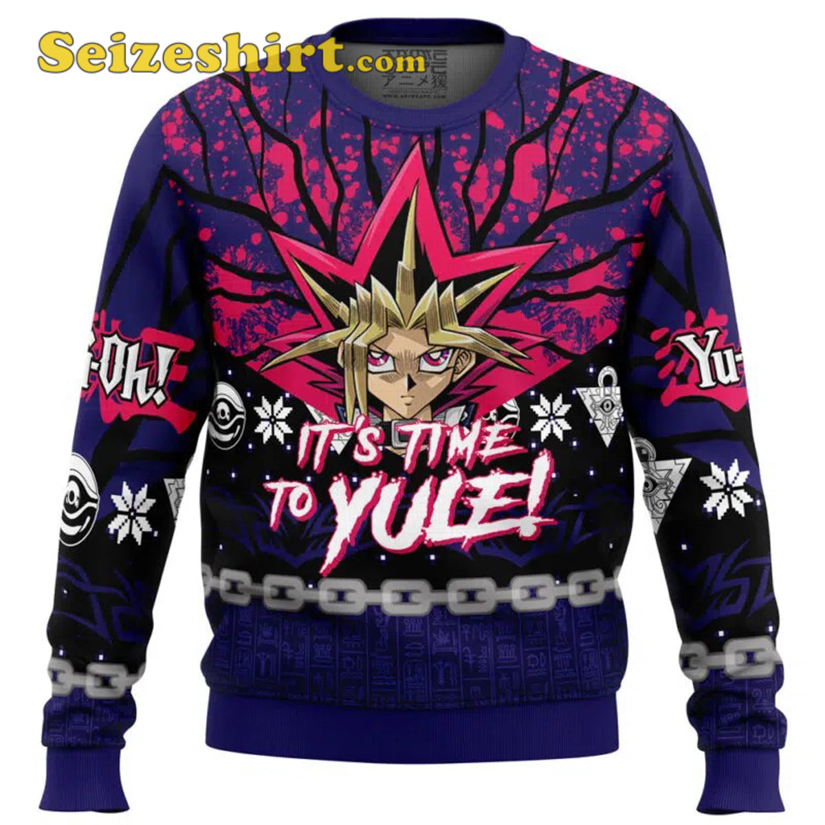 Its Time To Yule Yugioh Ugly Christmas Sweater - Holiday Gift product image