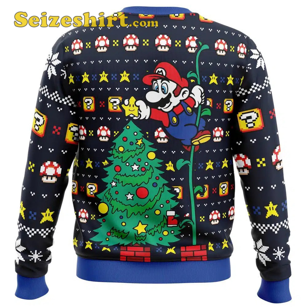 Its a Tree Super Mario Bros Boy Ugly Christmas Sweater - Holiday Gift product image 2