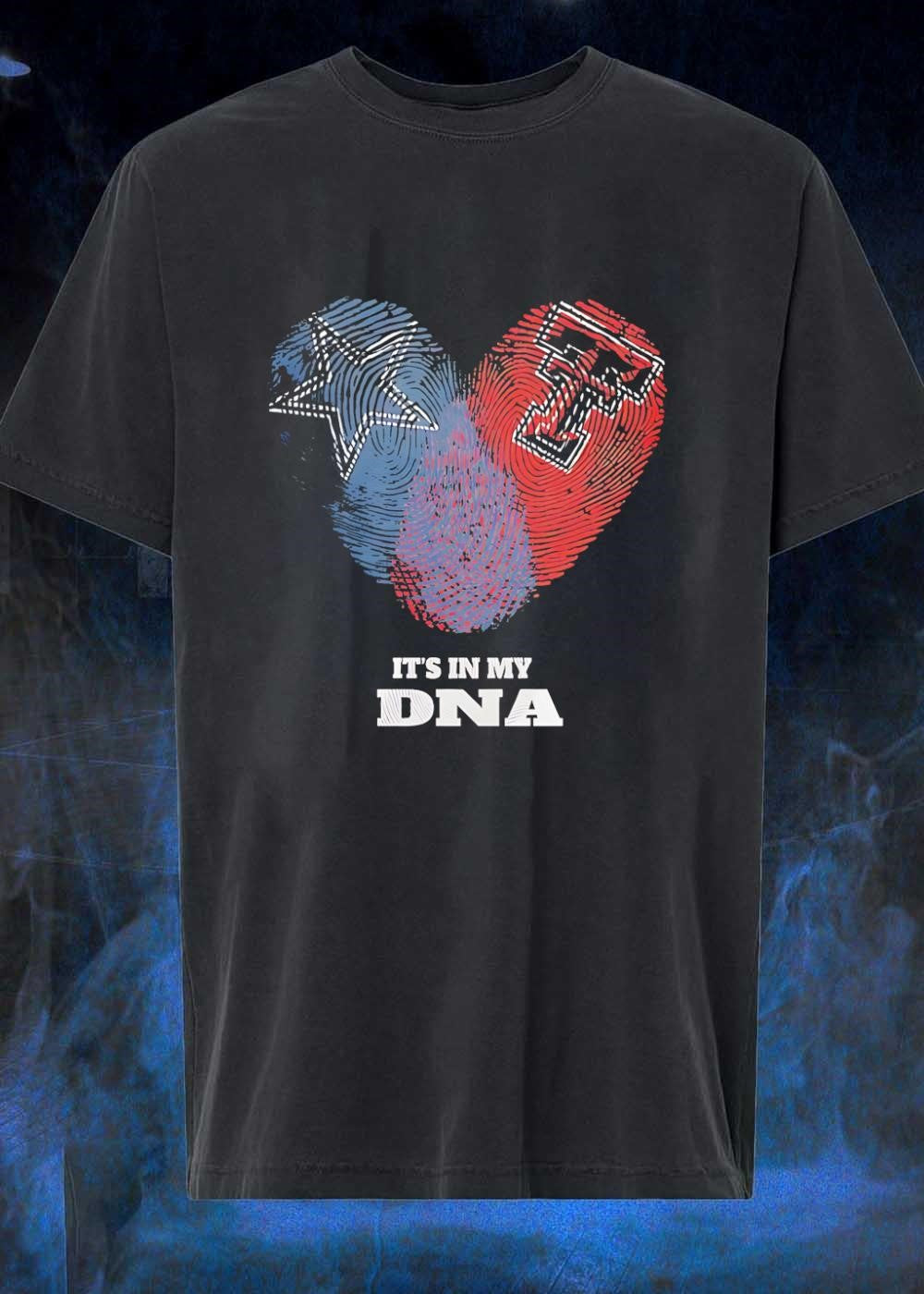 It's in My DNA Dallas Cowboys Texas Tech - Adult & Kids T-Shirts, Sweatshirts & Hoodies apparel design preview 1