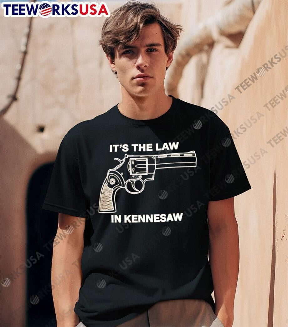 It's the Law in Kennesaw Revolver - Adult & Kids T-Shirts, Sweatshirts & Hoodies apparel design preview 1