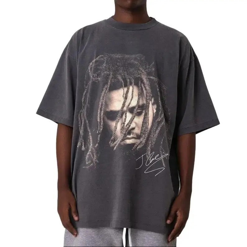 J Cole Rapper Man Woman Best Fan Casual Vintage - Adult & Kids T-Shirts, Sweatshirts & Hoodies apparel design preview 1