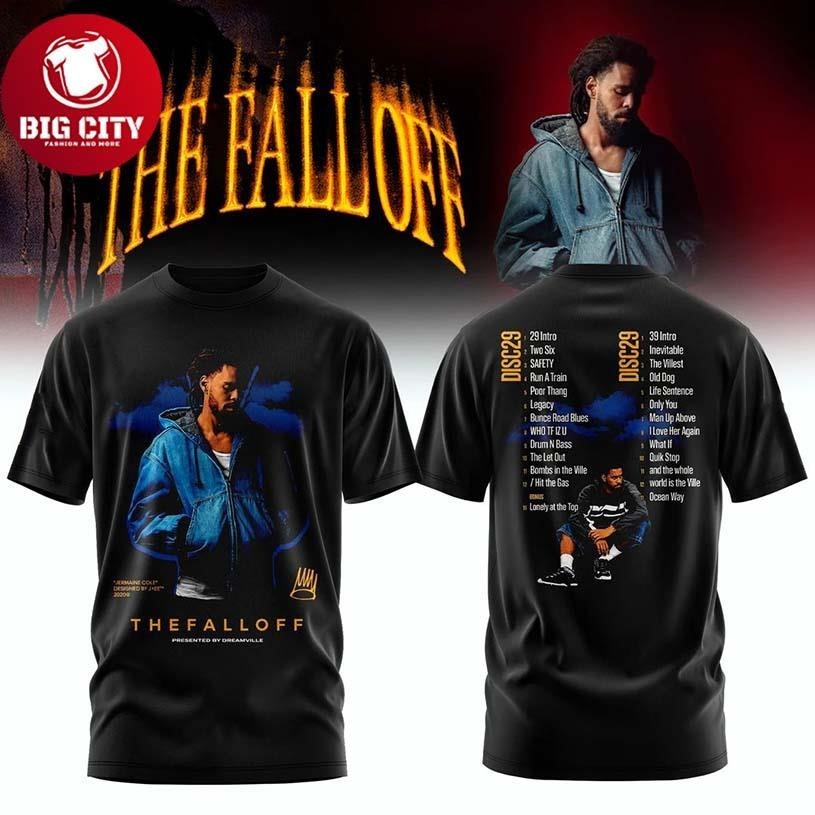 J Cole The Fall Off 2026 Special Edition Two Sided - Adult & Kids T-Shirts, Sweatshirts & Hoodies apparel design preview 1