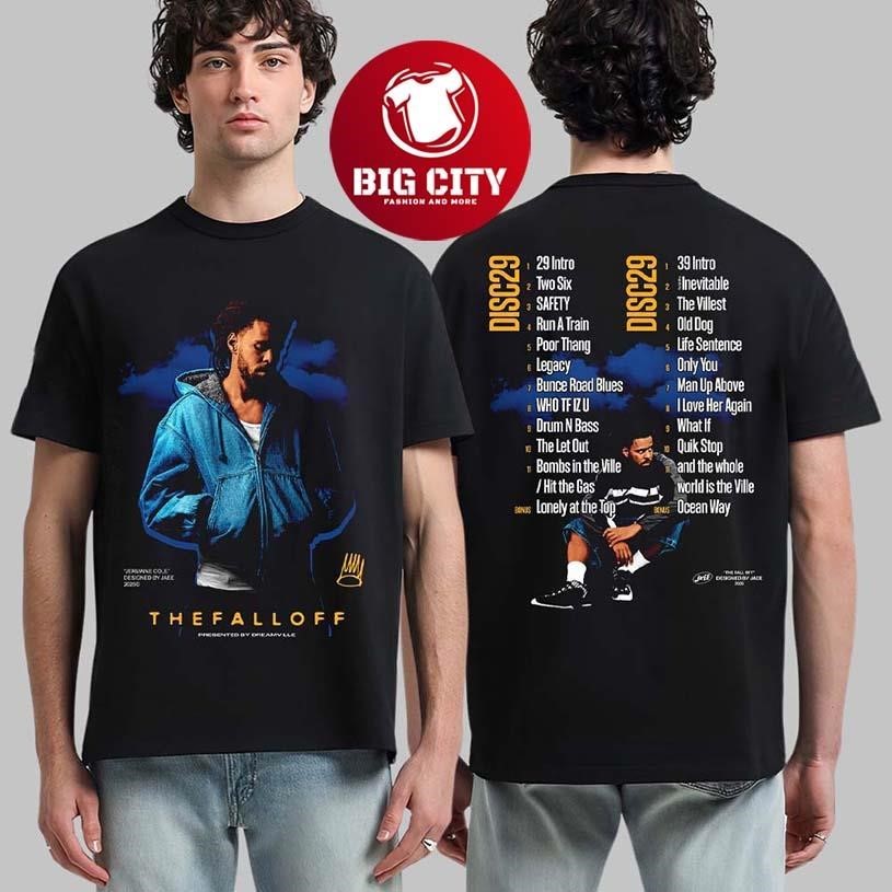 J Cole The Fall Off Album Cover With Tracklist - Adult & Kids T-Shirts, Sweatshirts & Hoodies apparel design preview 1