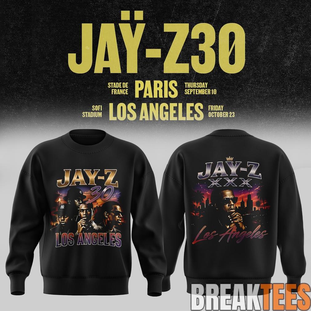 JAŸ-Z 30 Show Los Angeles 2026 Edition - Adult & Kids T-Shirts, Sweatshirts & Hoodies apparel design preview 1