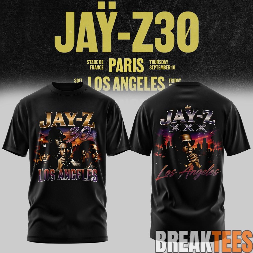 JAŸ-Z 30 Show Los Angeles 2026 Edition - Adult & Kids T-Shirts, Sweatshirts & Hoodies apparel design preview 1