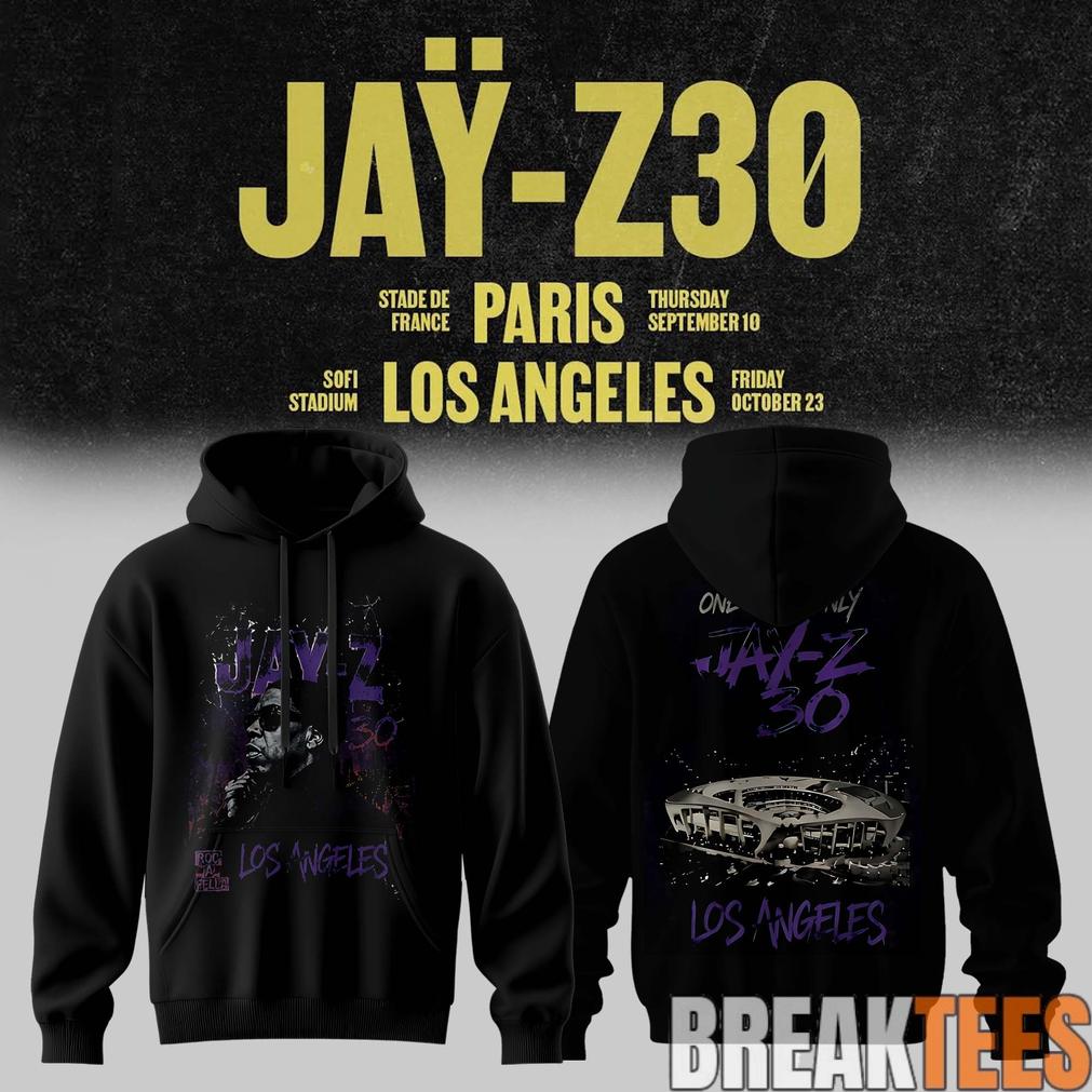 JAŸ-Z 30 Show Paris 2026 Edition - Adult & Kids T-Shirts, Sweatshirts & Hoodies apparel design preview 1