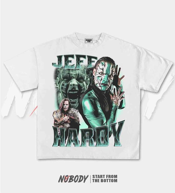 JEFF HARDY 1.0 - Adult & Kids T-Shirts, Sweatshirts & Hoodies apparel design preview 1
