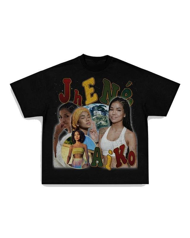 JHENE AIK099 Print Short Sleeve Top Womenswear - Adult & Kids T-Shirts, Sweatshirts & Hoodies apparel design preview 1