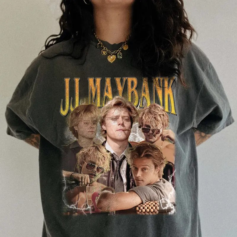 JJ Maybank Outer Banks Comfort Colors Tops Y2K 90s - Adult & Kids T-Shirts, Sweatshirts & Hoodies apparel design preview 1