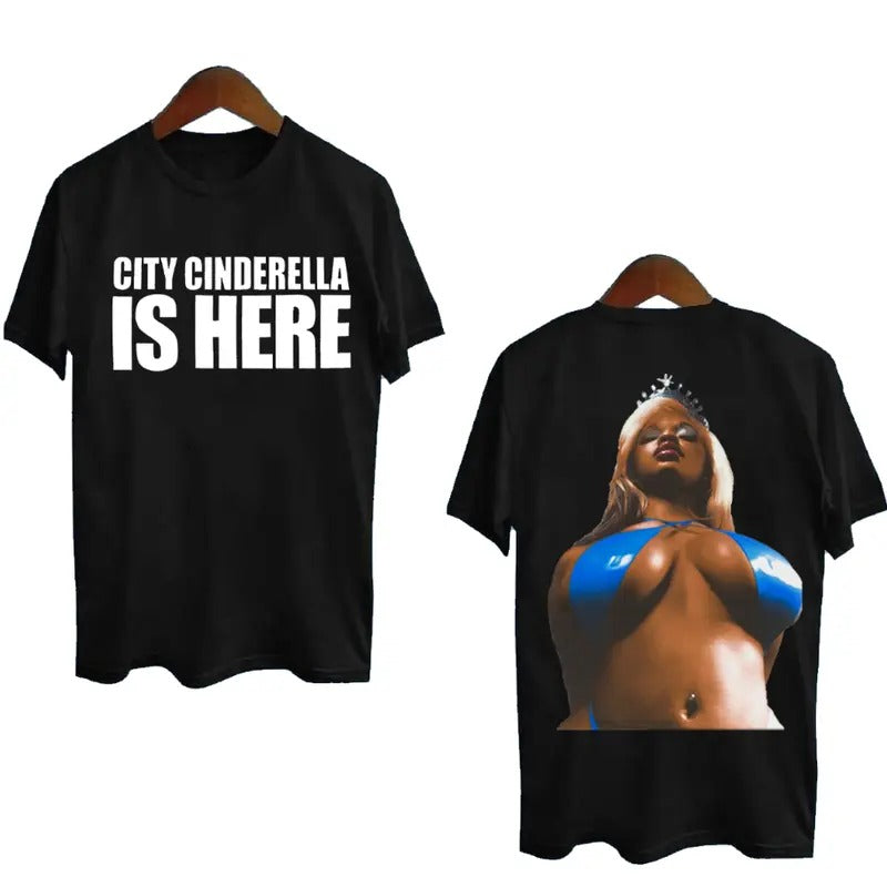 JT City Cinderelllaa Is Here Music Tour Rap - Adult & Kids T-Shirts, Sweatshirts & Hoodies apparel design preview 1