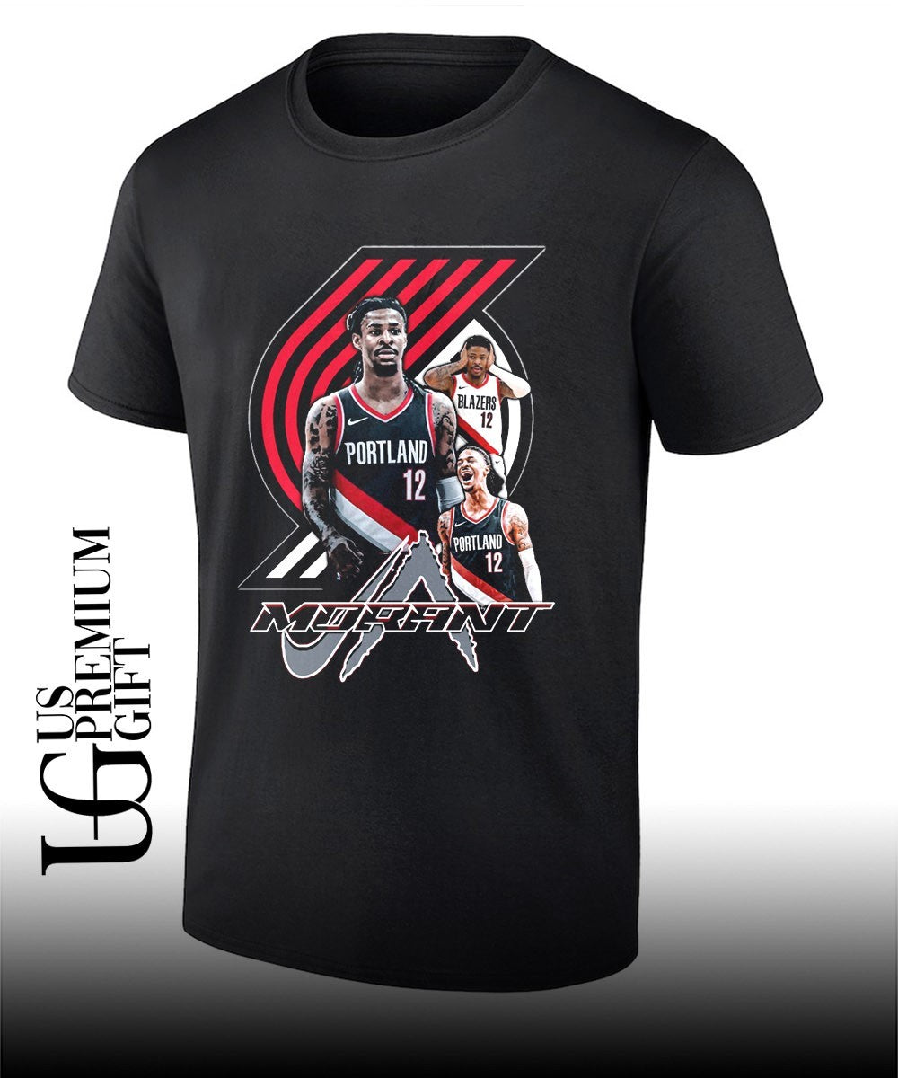 Ja Morant Portland Trail Blazers NBA - Adult & Kids T-Shirts, Sweatshirts & Hoodies apparel design preview 1