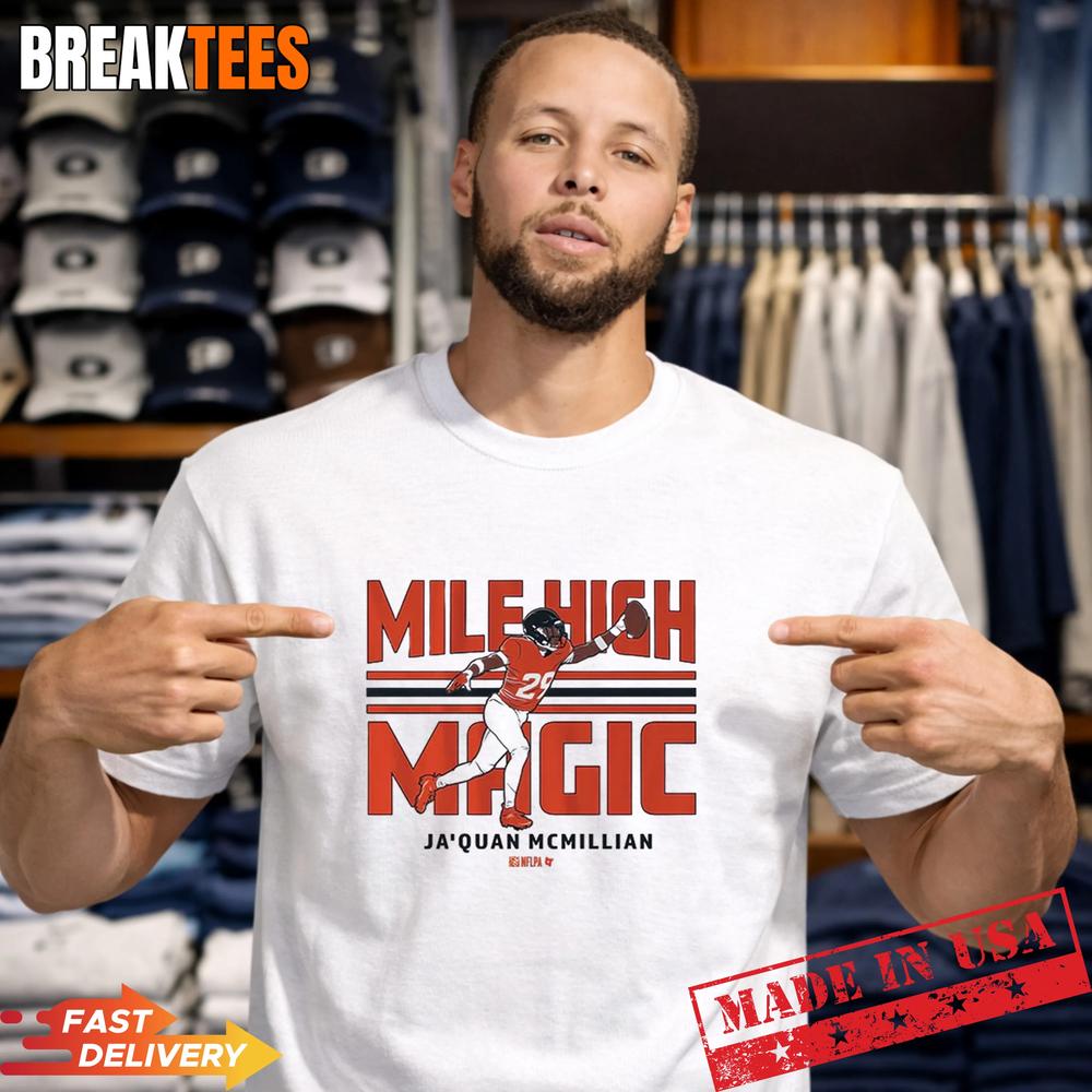 Ja'Quan McMillian Mile High Magic Denver Football - Adult & Kids T-Shirts, Sweatshirts & Hoodies apparel design preview 1