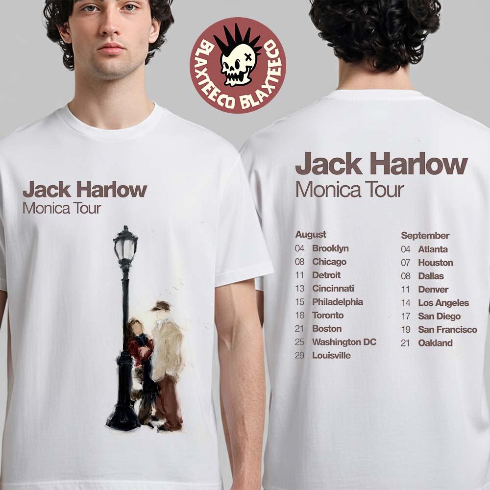 Jack Harlow Monica Tour 2026 North America Schedule - Adult & Kids T-Shirts, Sweatshirts & Hoodies apparel design preview 1