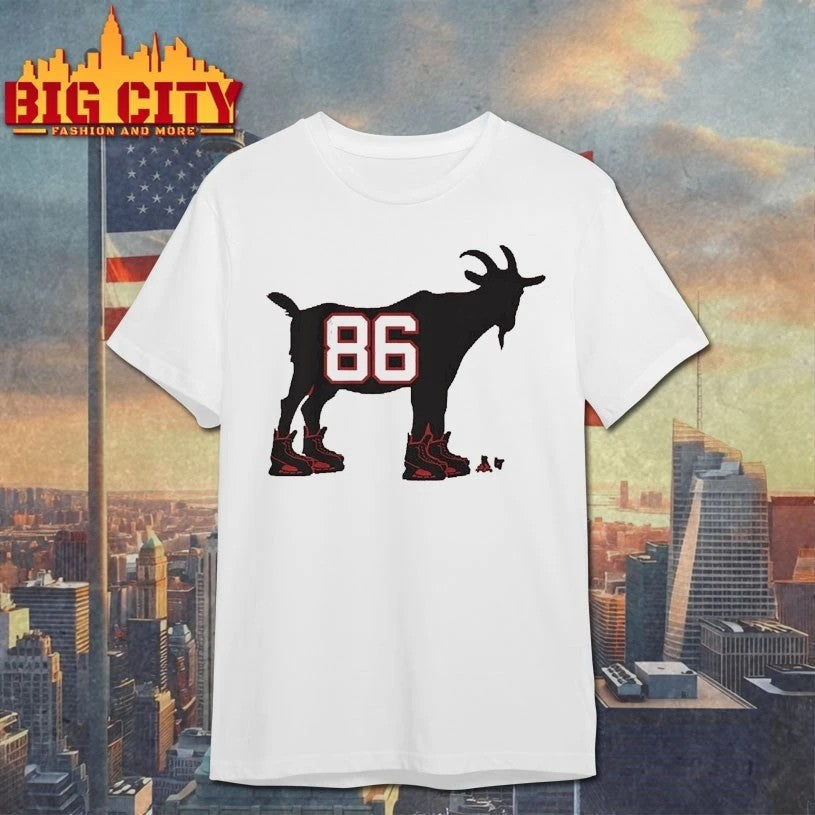 Jack Hughes GOAT 86 - Adult & Kids T-Shirts, Sweatshirts & Hoodies apparel design preview 1