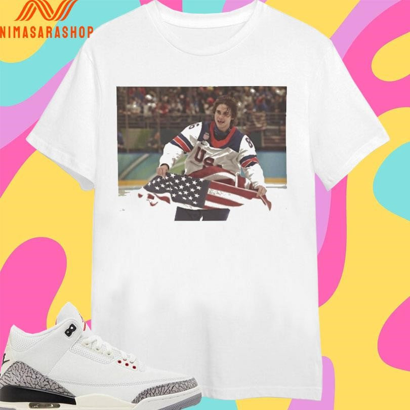 Jack Hughes Golden Goal 2026 USA Hockey Gold Medal - Adult & Kids T-Shirts, Sweatshirts & Hoodies apparel design preview 1
