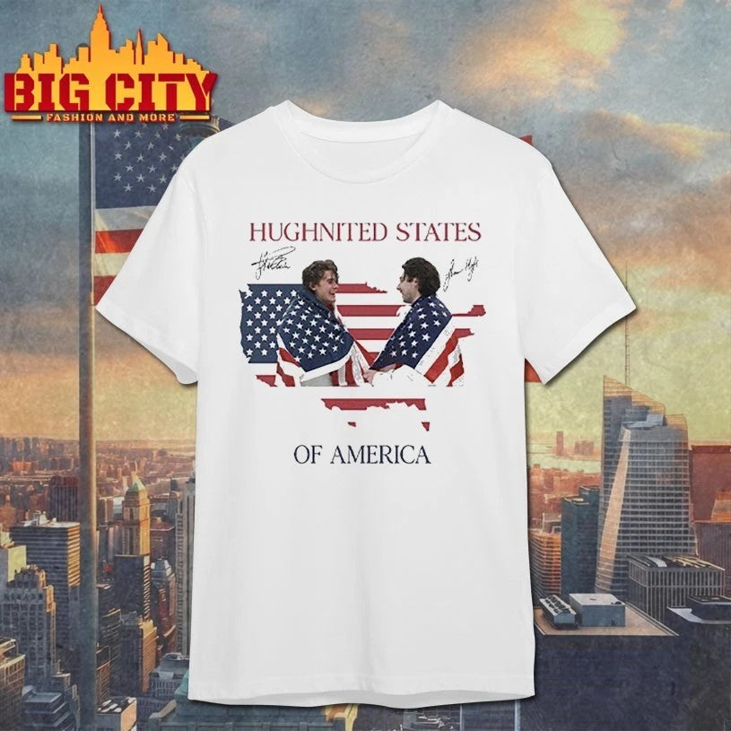 Jack Hughes Hughnited States Of America signature - Adult & Kids T-Shirts, Sweatshirts & Hoodies apparel design preview 1