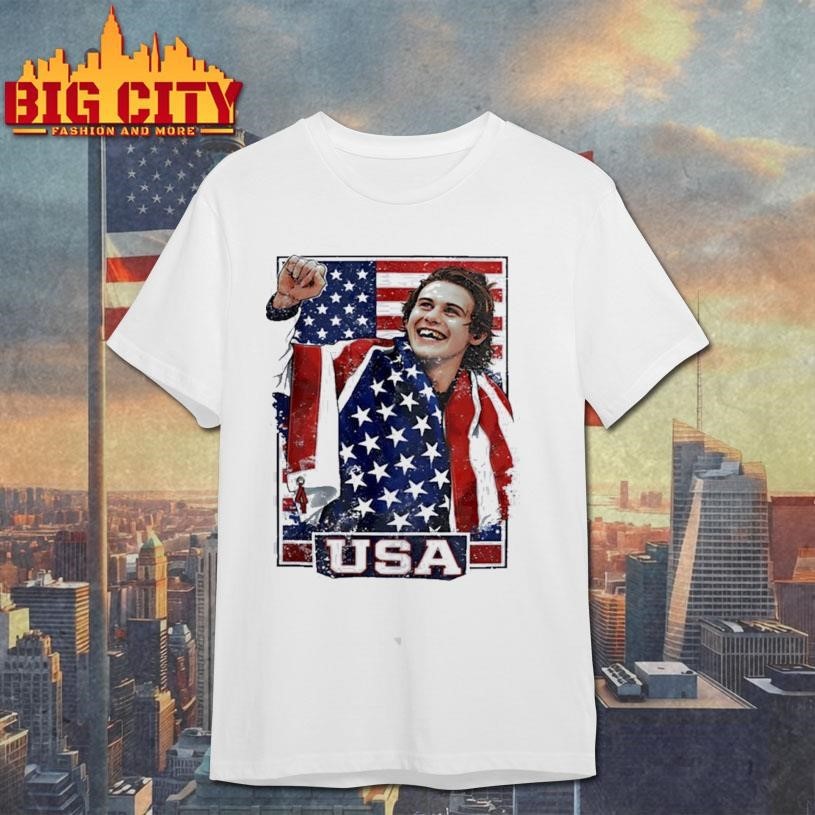 Jack Hughes Team Usa - Adult & Kids T-Shirts, Sweatshirts & Hoodies apparel design preview 1