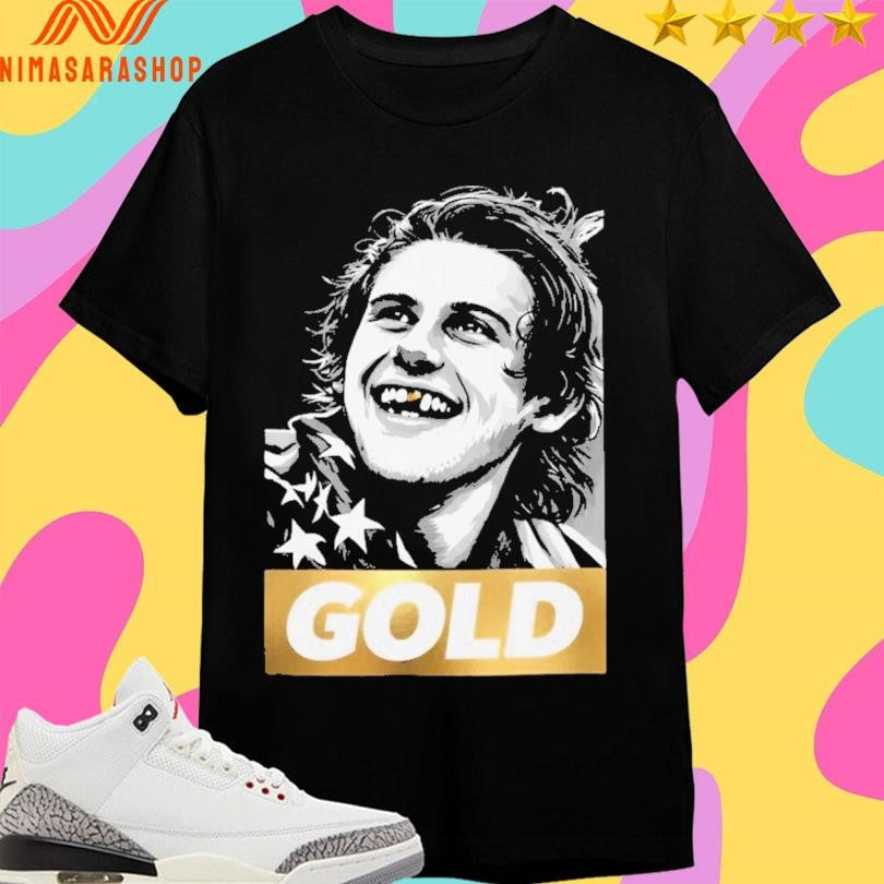 Jack Hughes USA Gold Hockey 2026 Golden Boy Milan - Adult & Kids T-Shirts, Sweatshirts & Hoodies apparel design preview 1