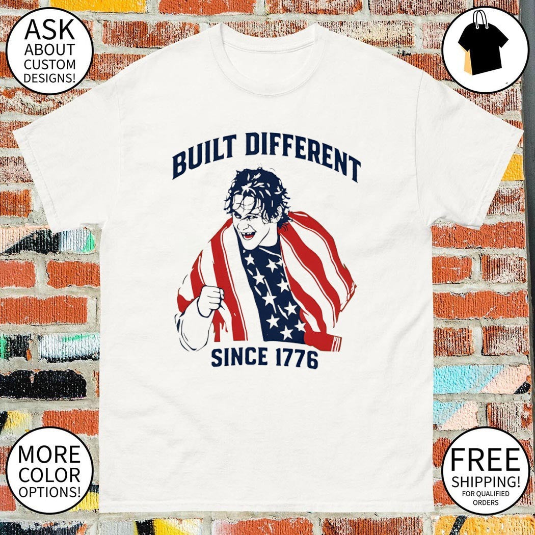 Jack Hughes USA Hockey Champions Built Different - Adult & Kids T-Shirts, Sweatshirts & Hoodies apparel design preview 1