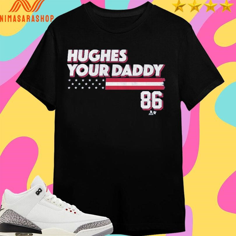 Jack Hughes Your Daddy 86 - Adult & Kids T-Shirts, Sweatshirts & Hoodies apparel design preview 1