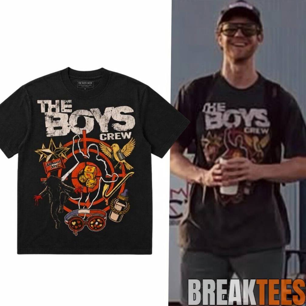 Jack Quaid Hughie Campbell The Boys Crew - Adult & Kids T-Shirts, Sweatshirts & Hoodies apparel design preview 1