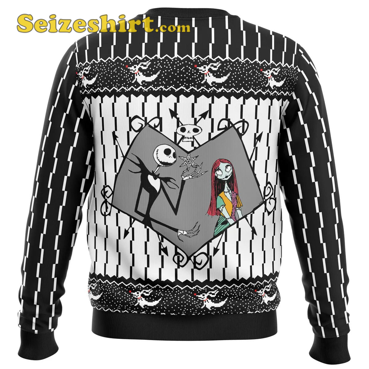 Jack Skellington The Nightmare Before Ugly Christmas Sweater - Holiday Gift product image 3