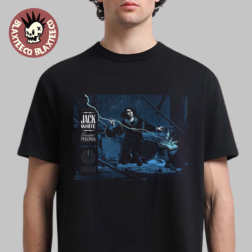 Jack White Krakow Poland 2026 Event Poster For Show - Adult & Kids T-Shirts, Sweatshirts & Hoodies apparel design preview 1