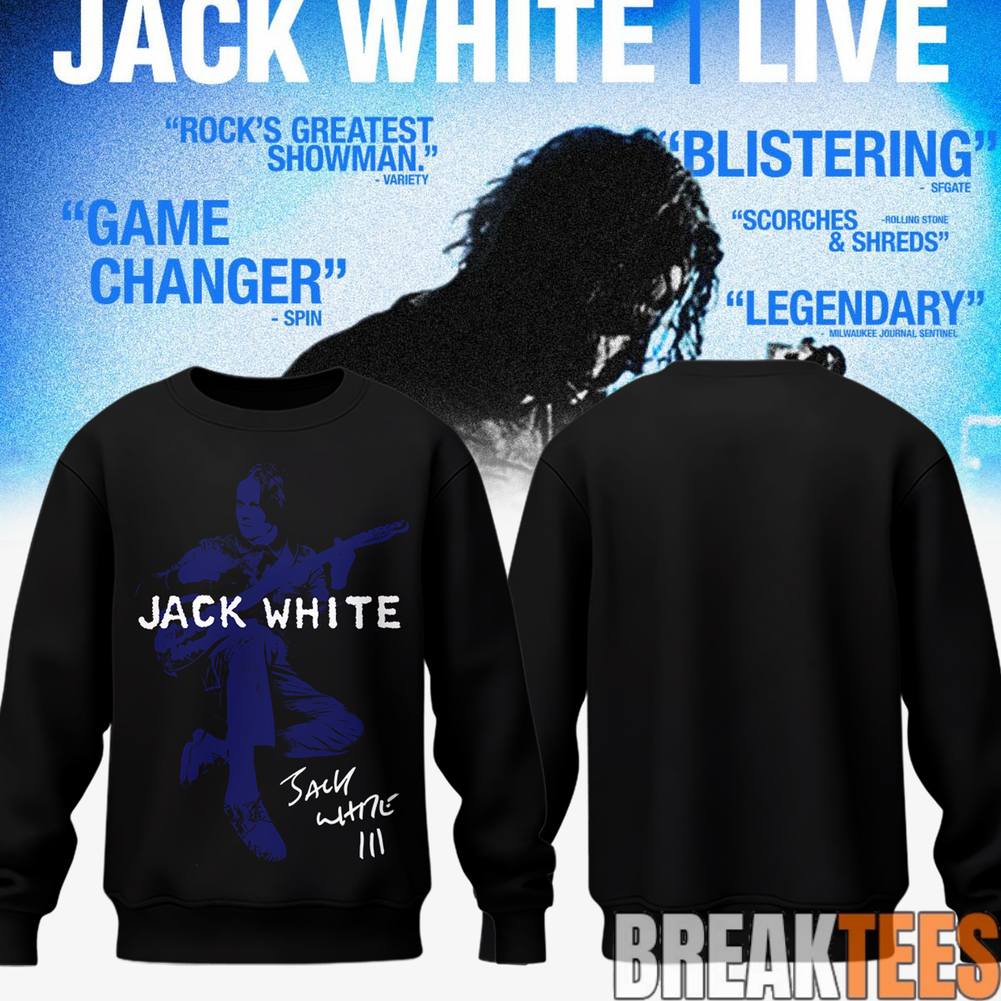 Jack White Live No Name Tour 2026 - Adult & Kids T-Shirts, Sweatshirts & Hoodies apparel design preview 1