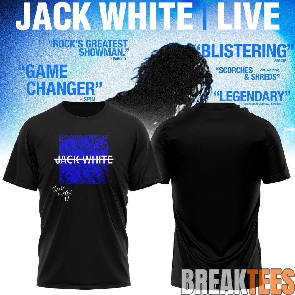 Jack White Live No Name Tour 2026 - Adult & Kids T-Shirts, Sweatshirts & Hoodies apparel design preview 1