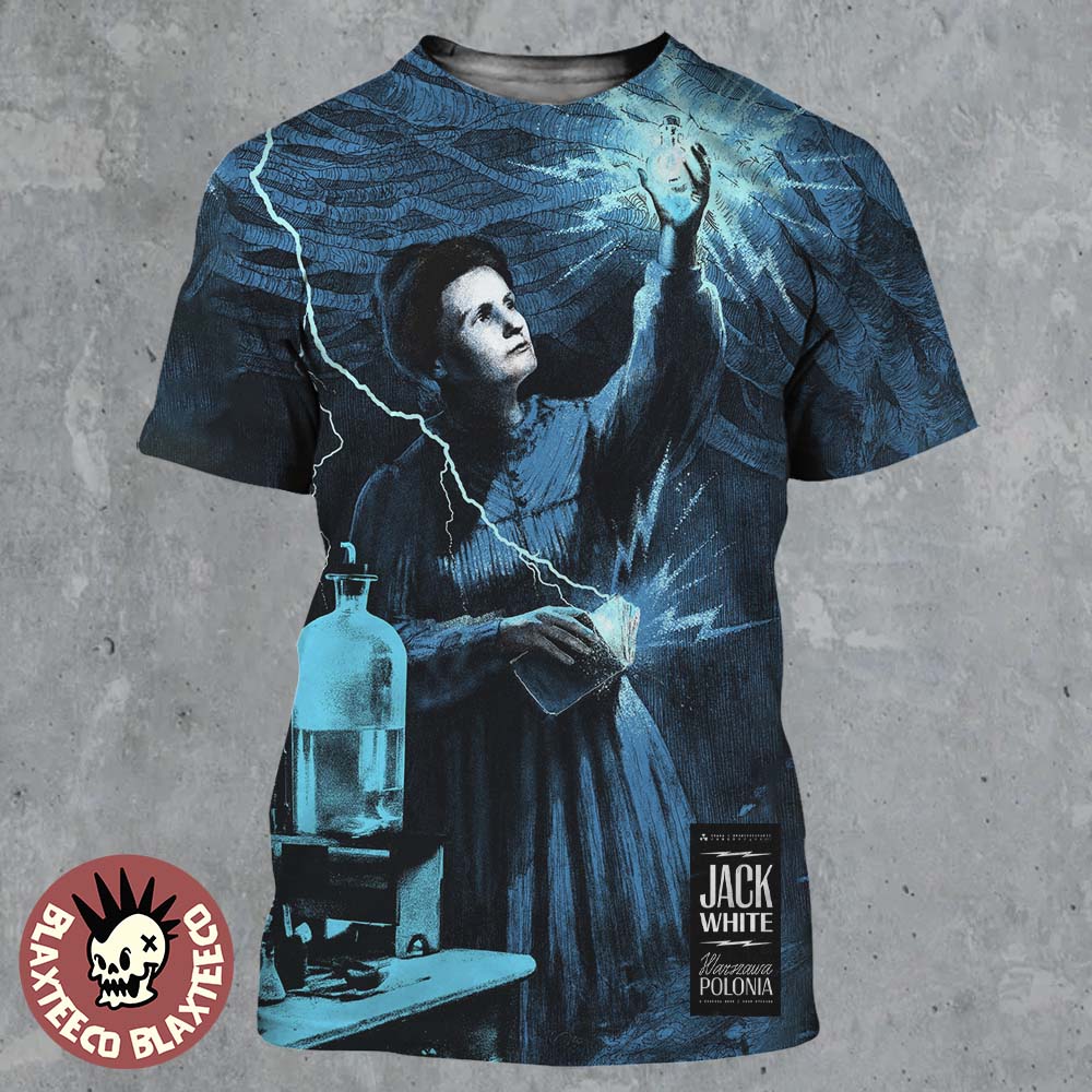 Jack White Warsaw Poland 2026 Event Poster For Show - Adult & Kids T-Shirts, Sweatshirts & Hoodies apparel design preview 1