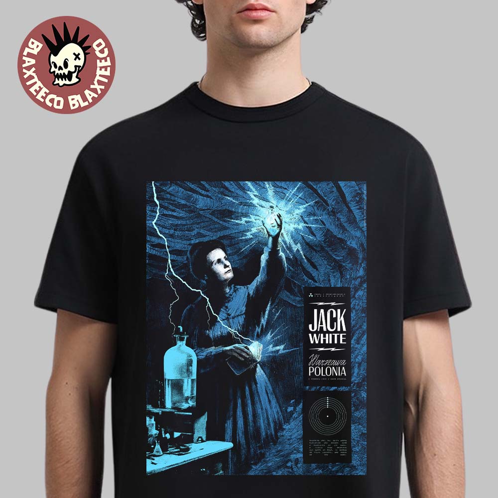 Jack White Warsaw Poland 2026 Event Poster For Show - Adult & Kids T-Shirts, Sweatshirts & Hoodies apparel design preview 1