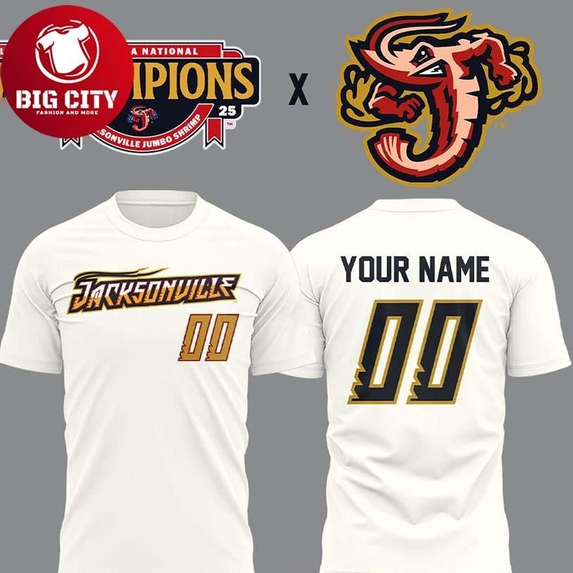Jacksonville Jumbo Shrimp Triple-A National Champions - Adult & Kids T-Shirts, Sweatshirts & Hoodies apparel design preview 1