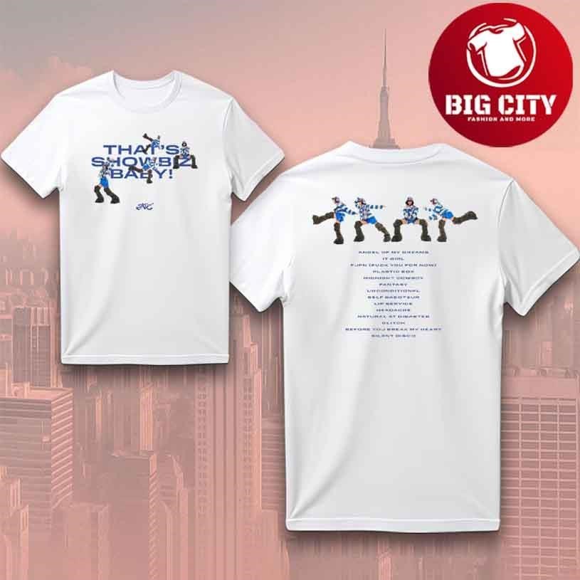 Jade Figures Showbiz Tracklist New Two Sided - Adult & Kids T-Shirts, Sweatshirts & Hoodies apparel design preview 1