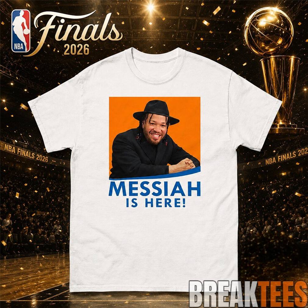 Jalen Brunson 'Messiah Is Here' 2026 NBA Finals Game - Adult & Kids T-Shirts, Sweatshirts & Hoodies apparel design preview 1