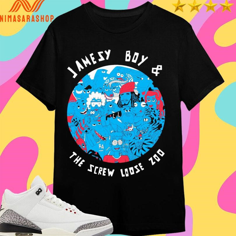 Jamesy Boy And The Screw Loose Zoo - Adult & Kids T-Shirts, Sweatshirts & Hoodies apparel design preview 1