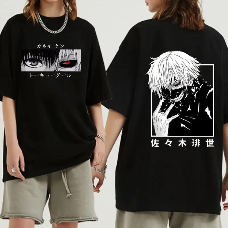 Japanese Anime Kaneki Ken T Ghoul Kawaii Manga DRG - Adult & Kids T-Shirts, Sweatshirts & Hoodies apparel design preview 1